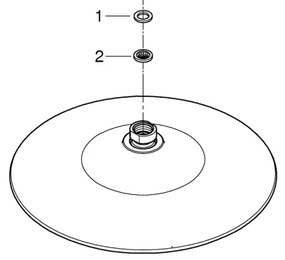 GROHE 26457000 - EUPHORIA Soffione doccia da 260 mm, cromato lucido