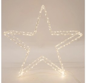 Decorazione natalizia da esterno a LED, stella, 120xLED/2,1W/230V IP44, bianco caldo