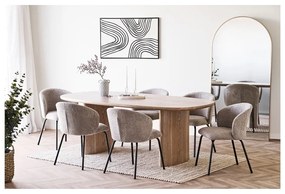 Vaso azzurro in ceramica (altezza totale 22 cm) Mimi – House Nordic