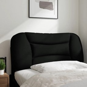 Cuscino testiera nero 90 cm in tessuto