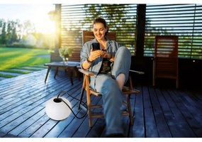 Kanlux 38032 - LED da esterno rechargeable Lampada a sospensione STONO LED/1W/3000 mAh IP54