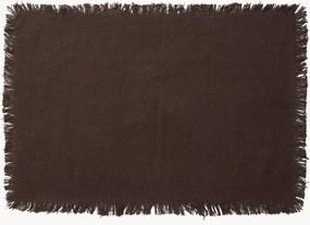 Set di 4 tovagliette americane in cotone Leo