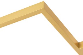 Plafoniera oro con LED dimmerabile a 3 livelli 5 luci - Lejo