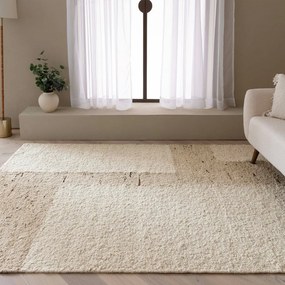 Tappeto in lana bifacciale e tessuto a mano beige 160x230 cm Napa Tumbla - Asiatic Carpets