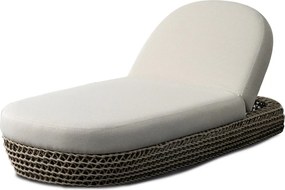 ATREIDES - lettino da esterno in alluminio e corda