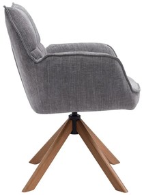 Set di sedie da pranzo grigia in imbottito 2 pz Marilla – Unique Furniture