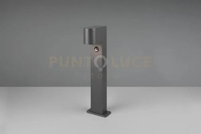 Roya palo da esterno fusione alluminio stondata antracite con senso...