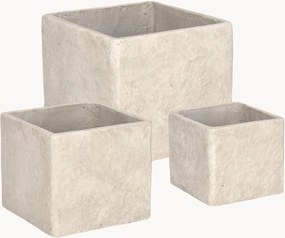 Set di 3 vasi da esterno fatti a mano Meili
