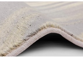 Tappeto in lana grigio crema 200x300 cm Plants - Agnella