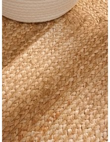 Tappeto di colore naturale in iuta reversibile e tessuto a mano 80x150 cm Sharmila Natural Brown – Hanse Home