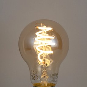 Set di 5 Lampadina LED Smart E27 dimmerabile A60 Ambra 4.9W 320lm 2500K