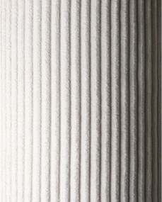 Cuscino per divano da bambini color crema con rivestimento in velluto a coste Block – Wigiwama