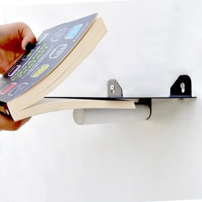 SET 2x Mensola da parete 15x21 cm nero/bianco