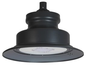 Lampione Stradale 40W LED Lumileds 120lm/w No Flickering Nero Colore  Bianco Caldo 2.700K