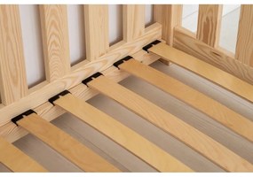 Letto per bambini in legno di pino in colore naturale 90x190 cm CPP - Adeko