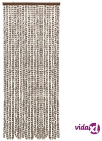 vidaXL Zanzariera Grigio Talpa e Bianco 56x185 cm Ciniglia
