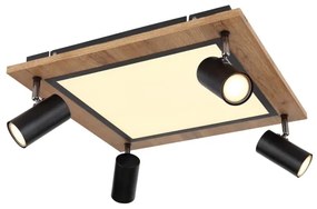 Globo 67306D2 - Faretto LED ULLA 4xGU10/5W + LED/24W/230V