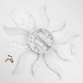 Brilagi - Lampadario a plafone LED dimmerabile TWIST LED/65W/230V 3000-6500K bianco + +TC