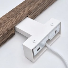 Brilagi- Illuminazione a LED per specchi da bagno WOODY MIRROR LED/8W/230V IP44 quercia/bianco