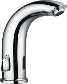 Rubinetto per lavabo a canna bassa getto laminare cristallino Espace cromato lucido MARCO MAMMOLITI