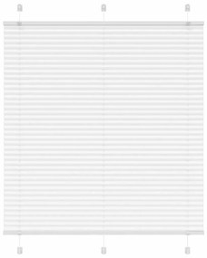 Tenda Plissettata Bianca 115x150 Cm Larghezza Tessuto 114,4 Cm /