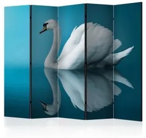 Paravento  swan  reflection II [Room Dividers]