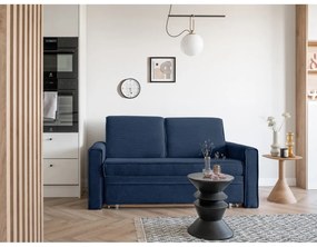 Divano letto blu scuro 168 cm Lucky Lucy - Miuform