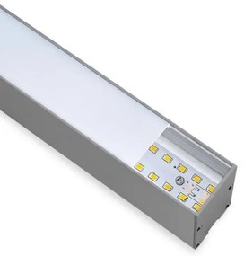 Lampadario su corda LED SAMSUNG CHIP LED/40W/230V 4000K argento