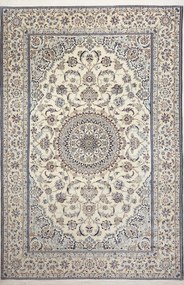 Nain Tappeto persiano 210x300 Beige (Iran) Annodato A Mano