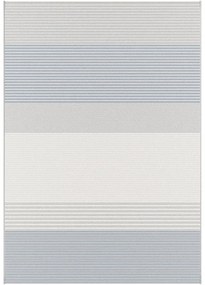 Tappeto Star geometrico grigio/blu, L 170 x L 120 cm