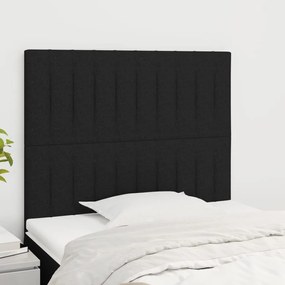 Testiere 2 Pz Nero 100x5x78/88 Cm İn Tessuto /