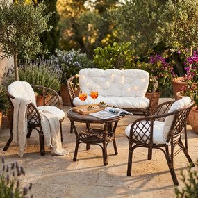 JERA - salotto da giardino in fibra naturale