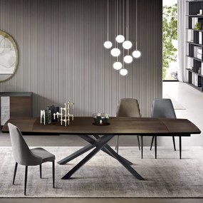 Tavolo allungabile FLOYD 300 cm con piano in Rovere Termico