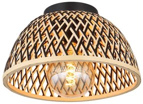 Globo 15767D - Lampadario a plafone COLLY 1xE27/15W/230V bambù