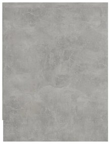 Comodino Grigio Cemento 40x30x40 cm in Legno Multistrato