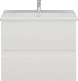 Mobile bagno sospeso 65 cm colore bianco opaco | LAC-EOLO-65 - KAMALU