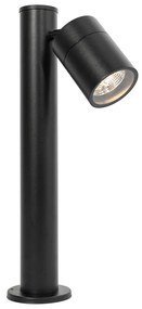 Lampada da esterno nera 45 cm AR70 orientabile IP44 - Solo