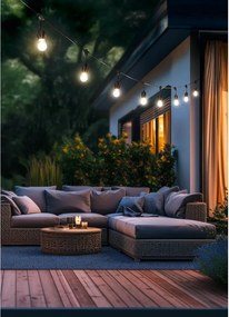 Catena luminosa numero lampadine 10 pz lunghezza totale 650 cm Chain – Reality