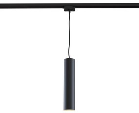 Pendente Per Binario Moderno In Alluminio Nero 1 Luce