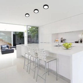 Rabalux 71212 - Plafoniera LED SHAUN LED/24W/230V diametro 22 cm nero