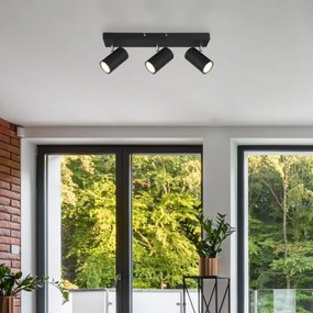 Globo 57911-3B - Faretto ROBBY 3xGU10/35W/230V nero