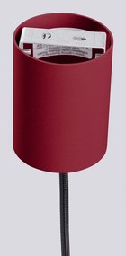 Lampadario burgundy con paralume in vetro ø 12 cm Orbital – Sollux