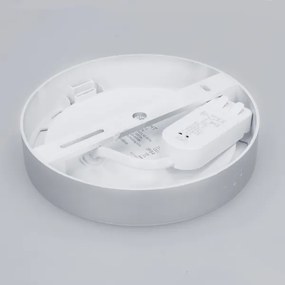 Solight WD240-S - Pannello LED 2 in 1 LED/12W/230V 3000/4000/6000K Ø17 cm IP54 argento