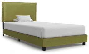 Giroletto Senza Materasso Verde İn Tessuto 90x200 Cm /
