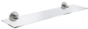GROHE 41202DC0 - Mensola in vetro START 530 mm, acciaio inox