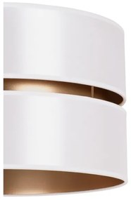 Duolla - Lampadario a sospensione con filo DUO 1xE27/15W/230V diametro 40 cm bianco/oro