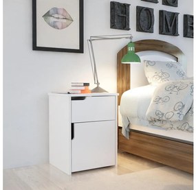 Comodino ASRA 60x45 cm bianco