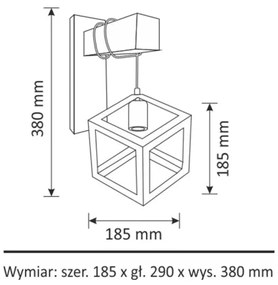 Faretto SWEDEN 1xE27/20W/230V