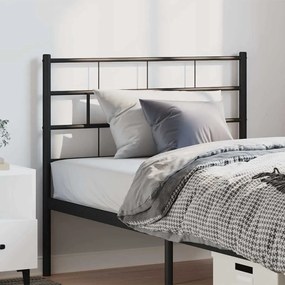 Testiera İn Metallo Nero 100 Cm /