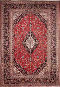Kashan Tappeto persiano 370x250 Rosso (Iran) Annodato A Mano